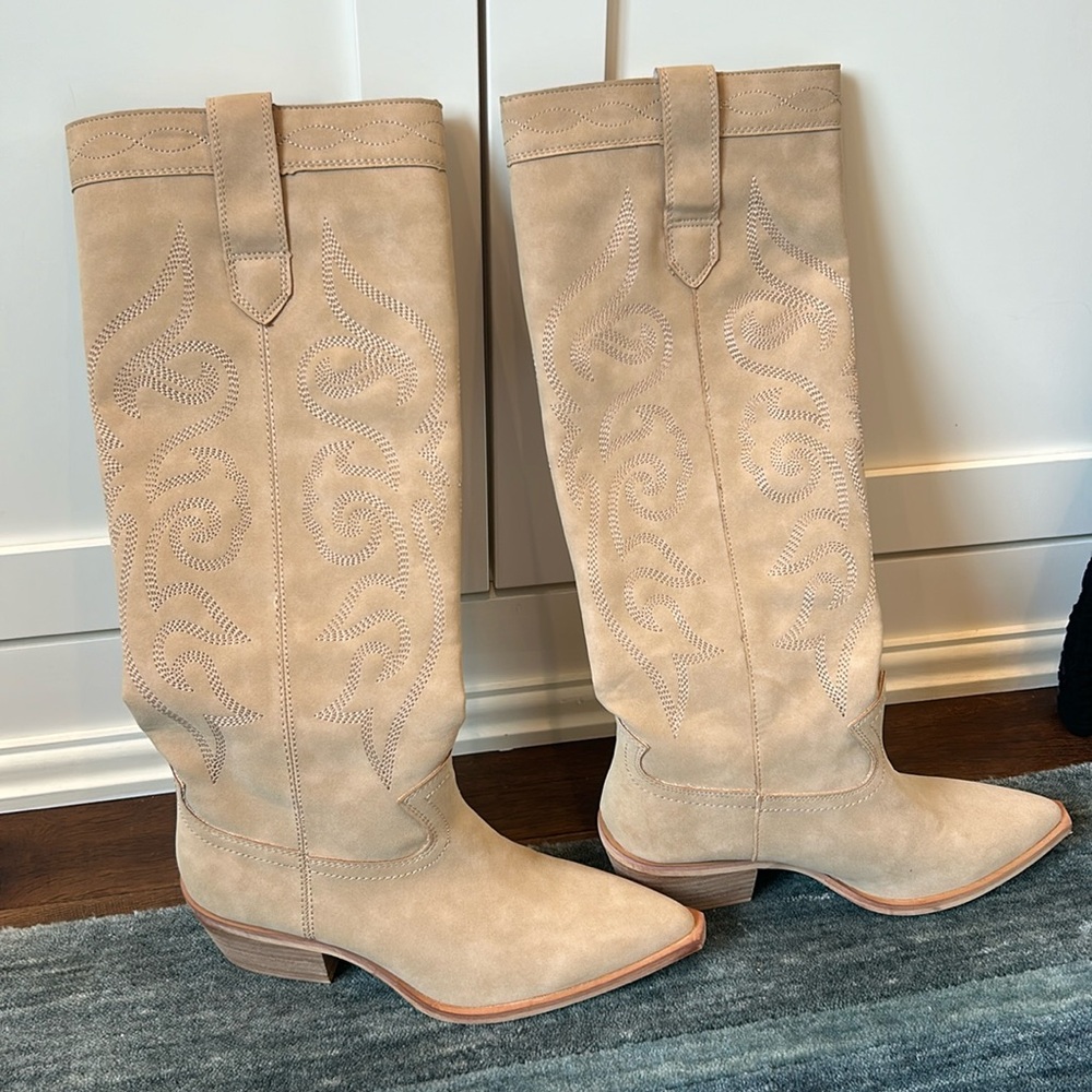 Suede Tall Boots NEW